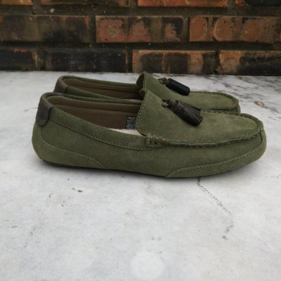 UGG Boylan Sheepskin Olive Green Men\'s Loafers Slippers Shoes main image 6